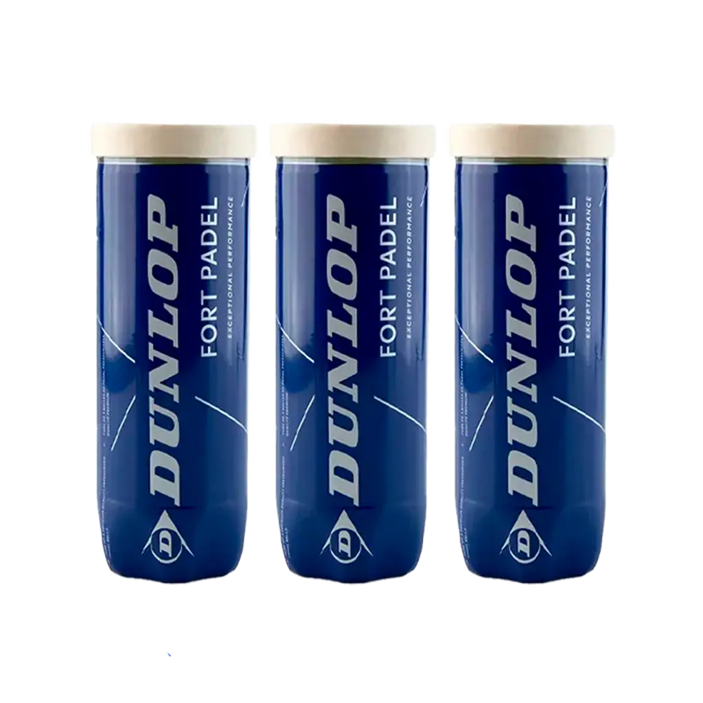 Pelotas Dunlop Fort Padel (Pack x3)
