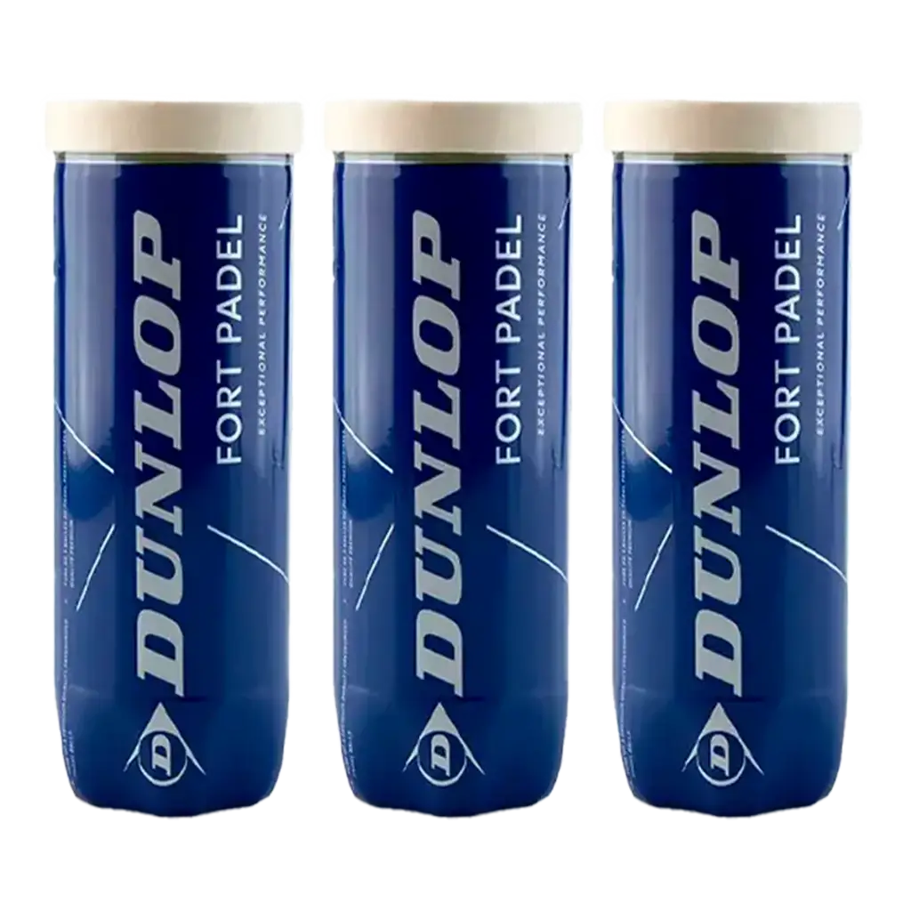 Pelotas Dunlop Fort Padel (Pack x3)