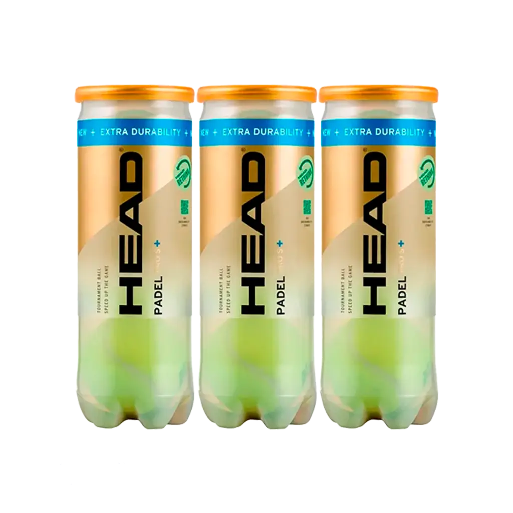 Pelotas Head Padel Pro S + PadelPROShop (pack x3)