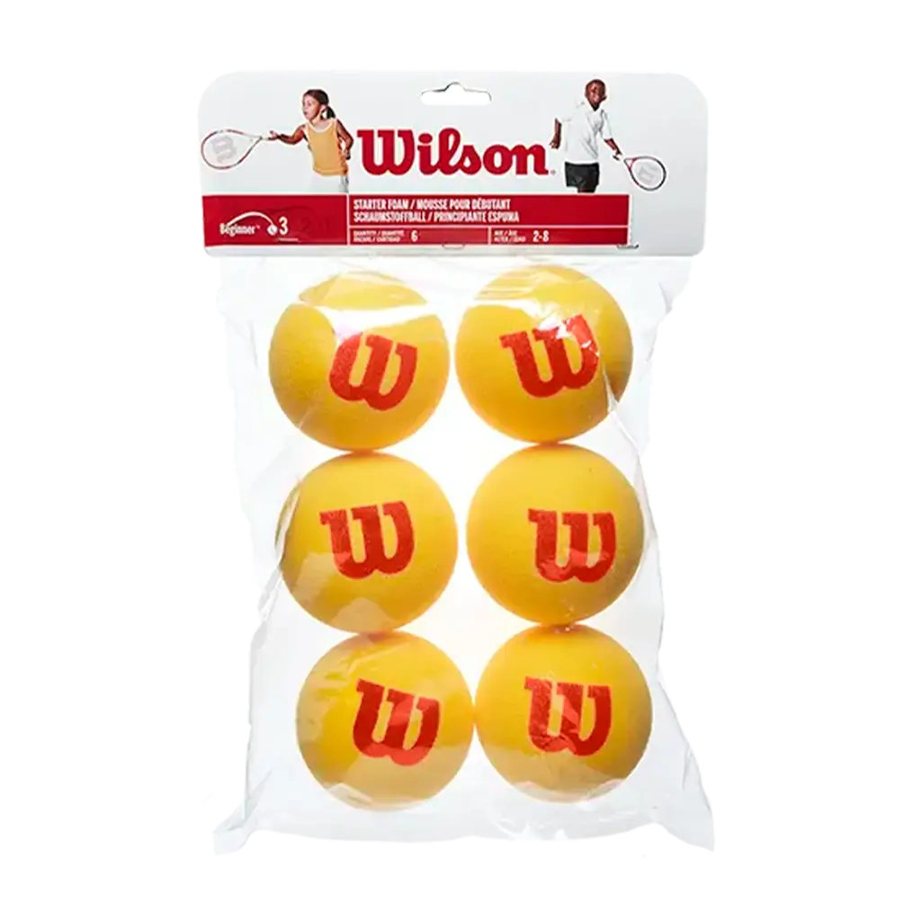 Pelotas Wilson Tour Foam Tenis (Pack x6)