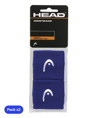 Bracelets courts Head Bleu (Pack x2)