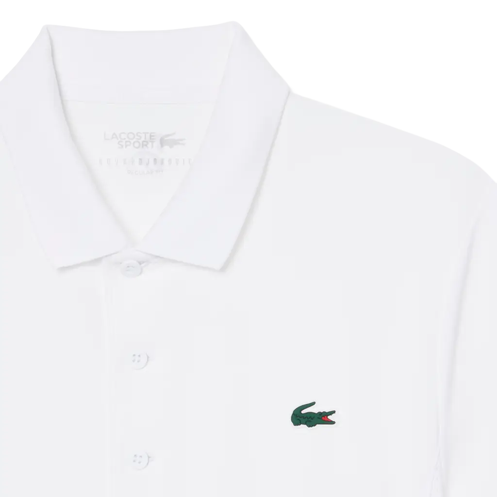Polo Lacoste Blanc Novak Djokovic2026