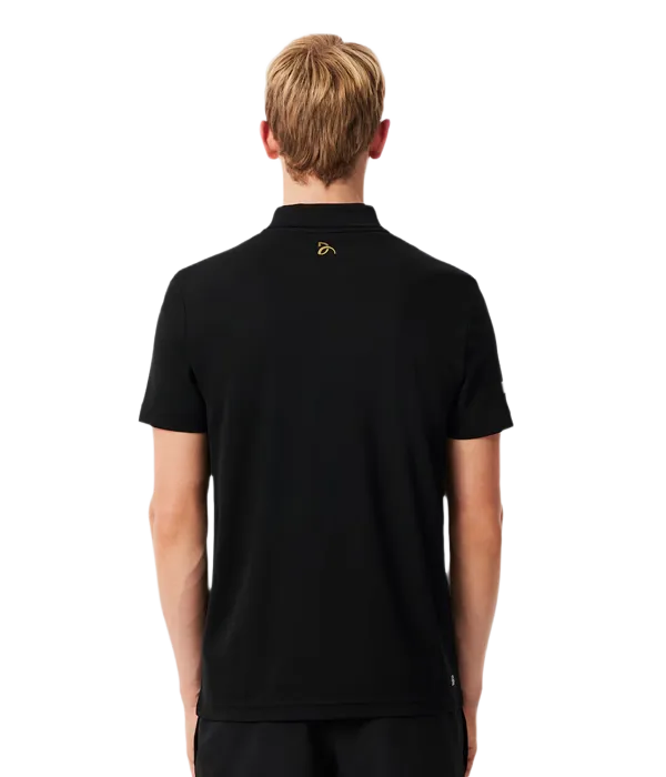 Polo Lacoste Novak Djokovic Negro 2025