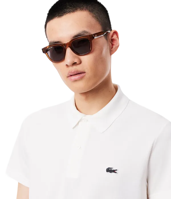 Polo Lacoste Regular White 2025