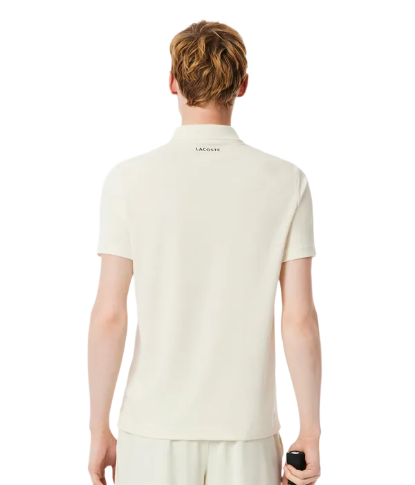 Polo Lacoste Ultra Dry Blanco Roto 2025
