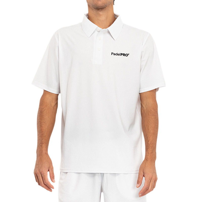 Polo Pro Elite PadelPRO Blanco