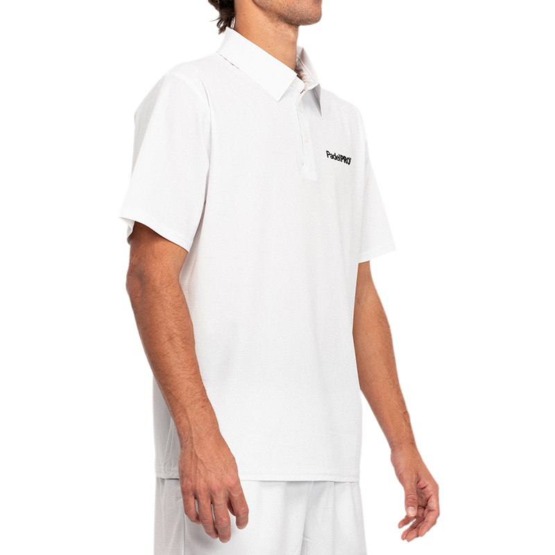 Polo Pro Elite PadelPRO Blanco