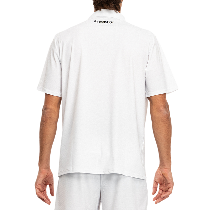 Polo Pro Elite PadelPRO Blanc
