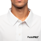 Polo Pro Elite PadelPRO Blanc