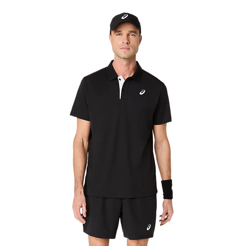 Pólo Asics Court Preto 2026