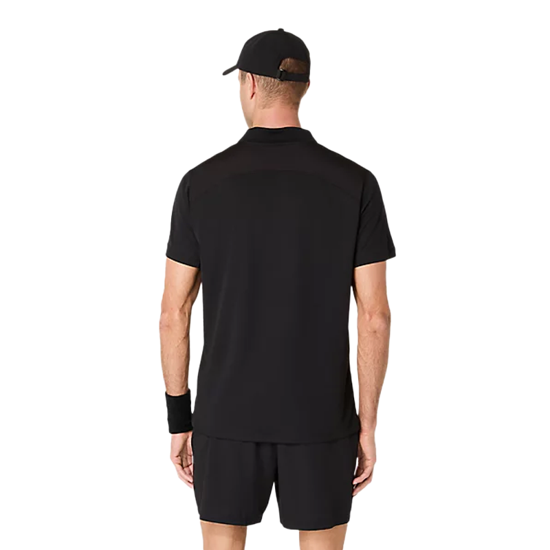 Pólo Asics Court Preto 2026