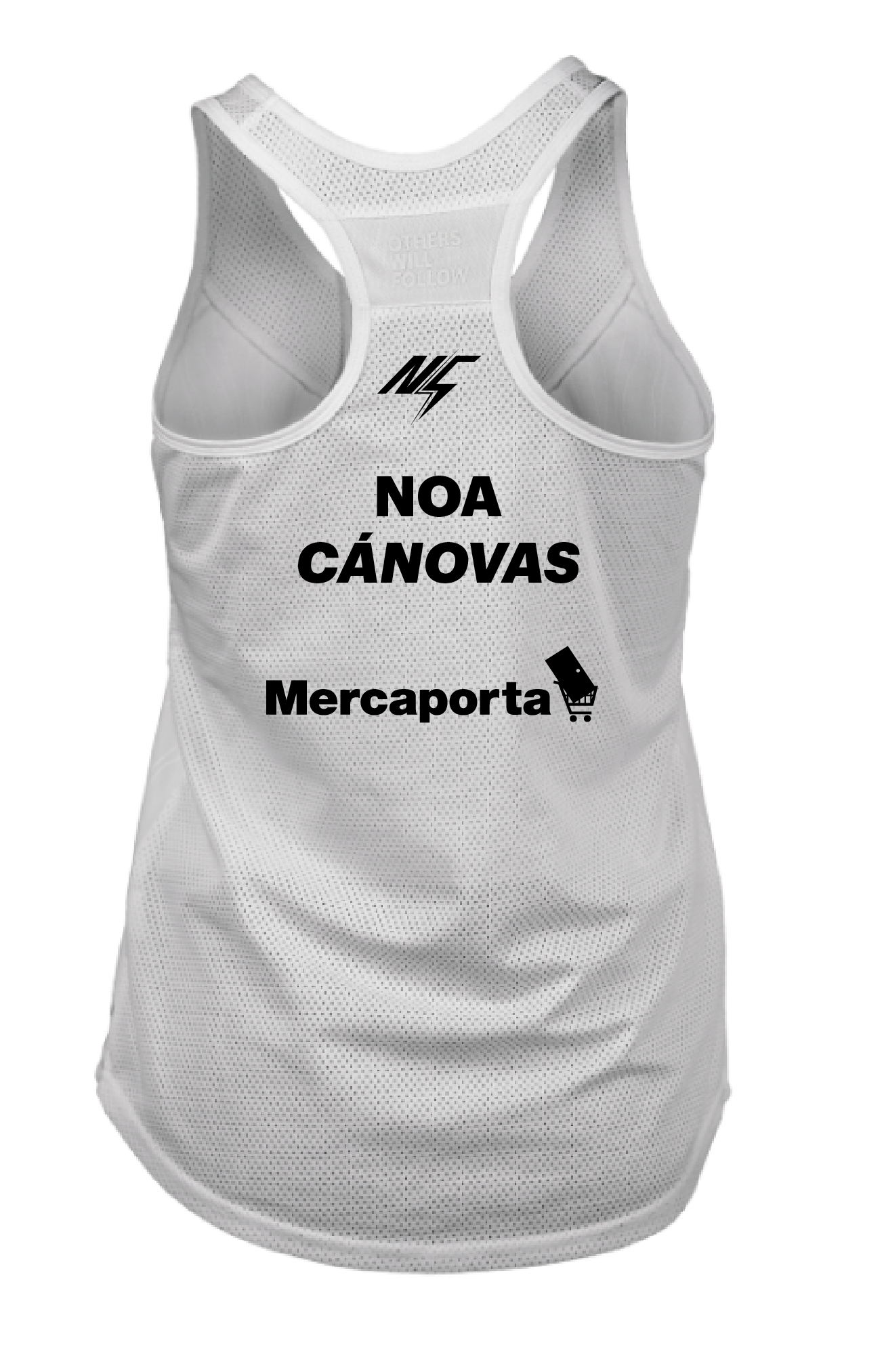 Camiseta Tirantes Oxdog Tiebreak Mujer Blanco Noa Cánovas