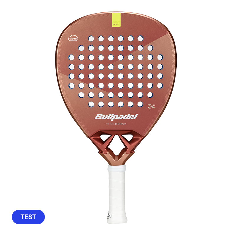 Pala de TEST Bullpadel Vertex 05 W Cloud Delfi Brea 2026
