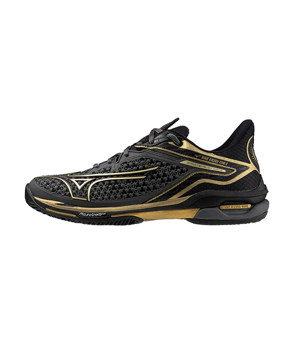 Zapatillas Mizuno Wave Exceed Tour 6 CC 10th Negro/Oro