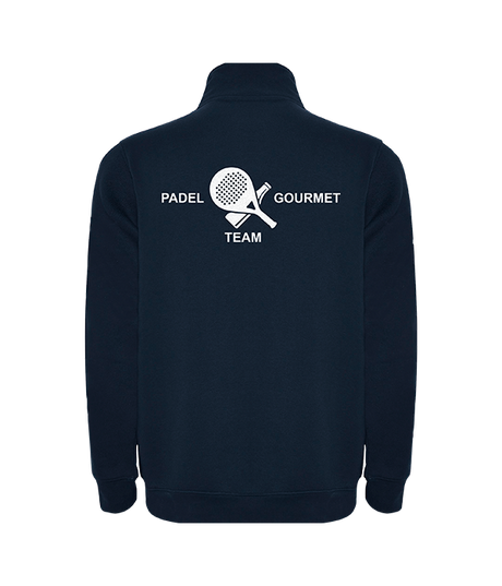 Sudadera Padel Team Gourmet algodón azul marino 2024
