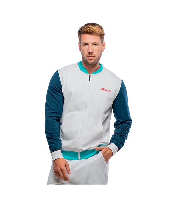 Jaqueta Siux Diablo Sanyo Branco/Turquesa