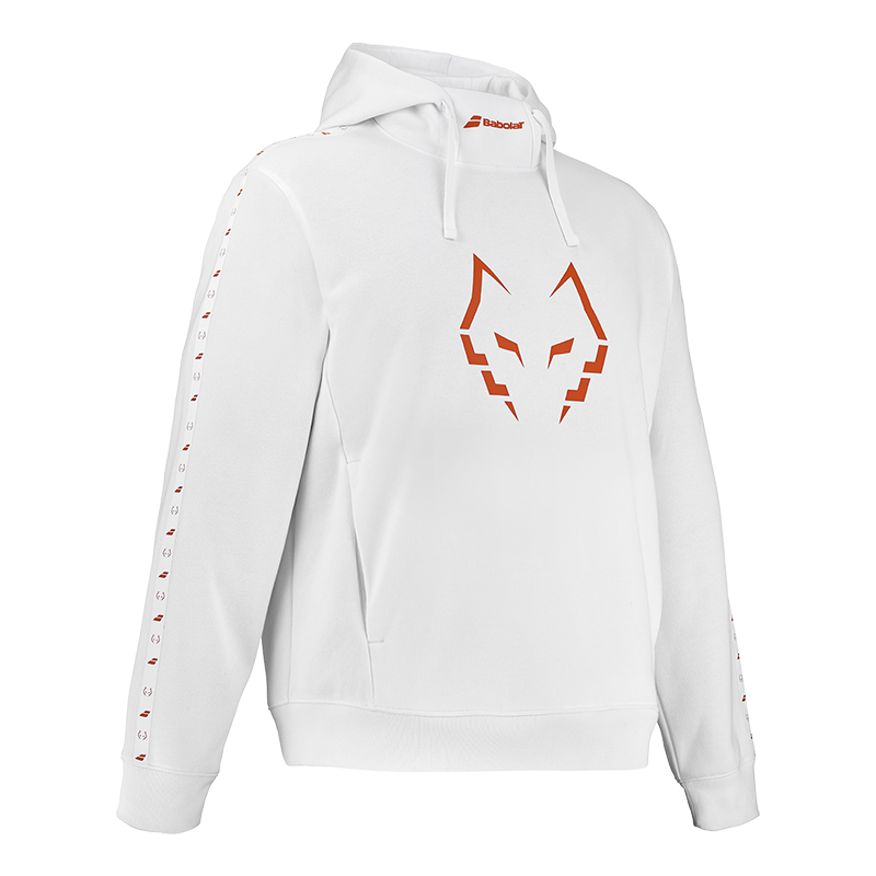 Sweat-shirt Babolat Blanc/Blanc 2026 J. Lebron