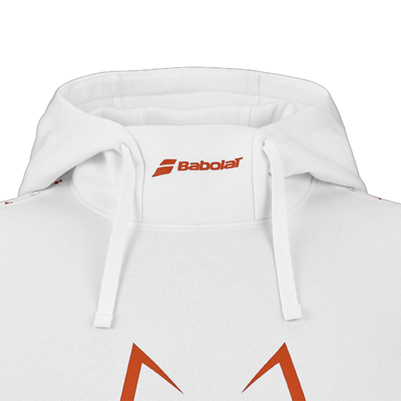 Sudadera Babolat White/White 2026 J. Lebrón
