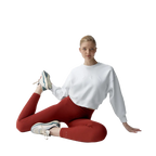 Felpa Born Living Yoga Flora Bianco Sporco 2026