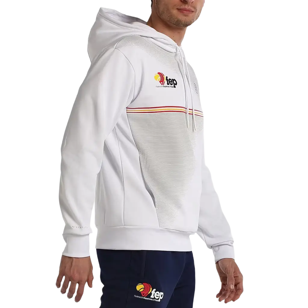 Moletom Bullpadel Forca Branco 2027 Federação Espanhola