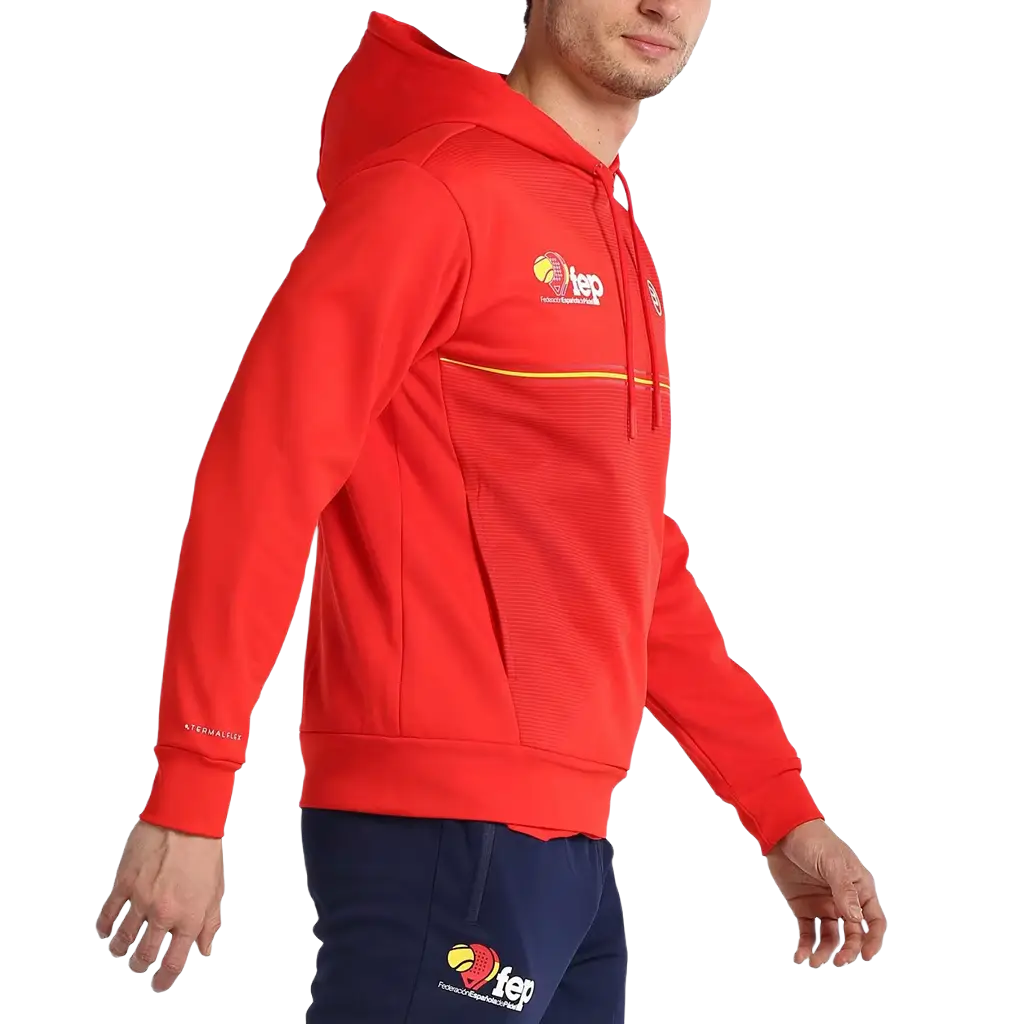 Moletom Bullpadel Forca Vermelho 2027 Federação Espanhola