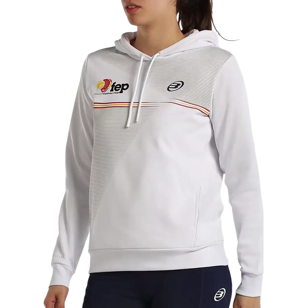 Sudadera Bullpadel Fuenla Blanco 2027 Federacion Española