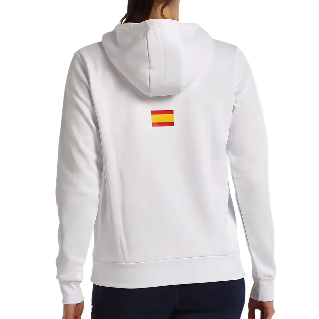 Sudadera Bullpadel Fuenla Blanco 2027 Federacion Española