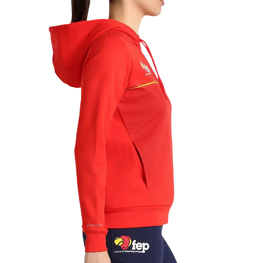 Sudadera Bullpadel Fuenla Rojo 2027 Federacion Española