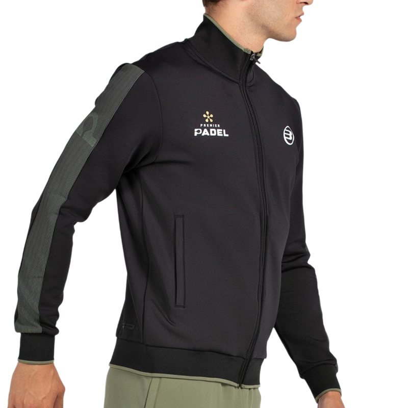 Sudadera Bullpadel Pindaro Premier Padel Negro