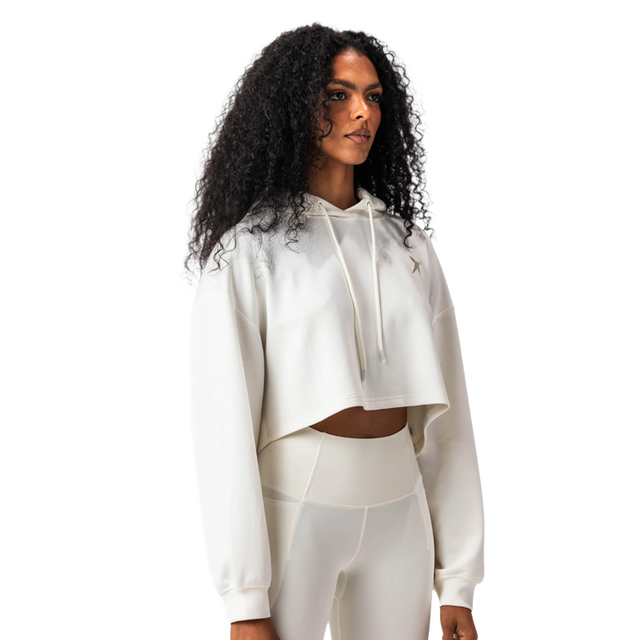 Sweatshirt Drop Shot Noor-Frau Weiß 2025