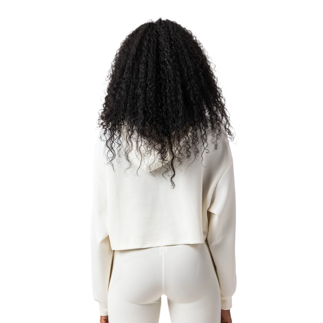 Sweatshirt Drop Shot Noor-Frau Weiß 2025