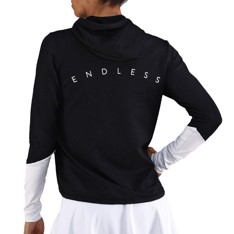 Sudadera Endless Breath Line Black White 2026