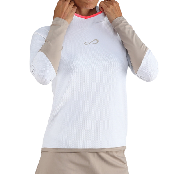 Sweatshirt Endless Breath Line White Delave 2026 | PadelPROShop