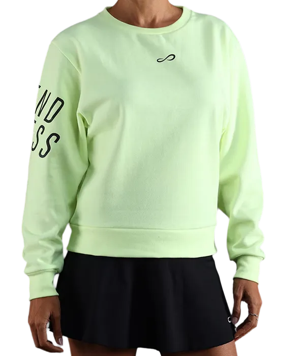 Sweat-shirt Endless Jaune houle 2025