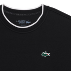 Felpa Lacoste Con Relieve Nero