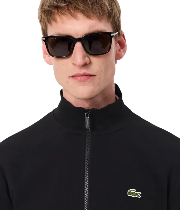 Moletom Lacoste com zíper Preto 2025