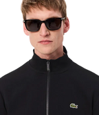 Moletom Lacoste com zíper Preto 2025