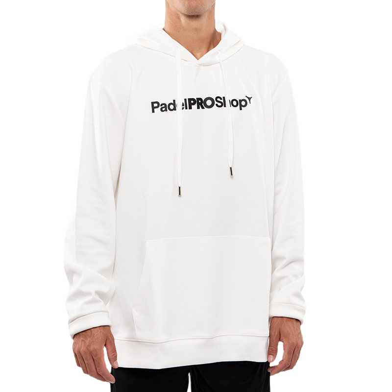 Moletom PadelPROShop Branco Logo Preto