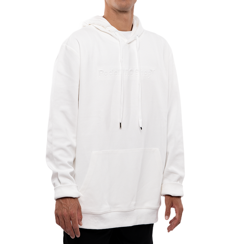 Moletom PadelPROShop Branco Con Relieve
