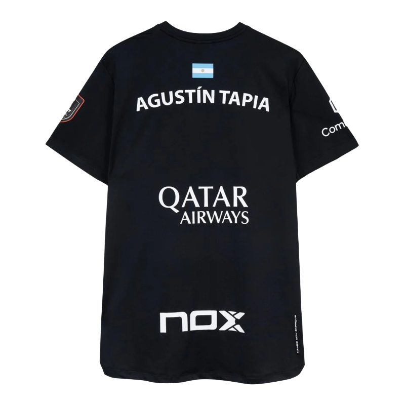 T-shirt Nox Sponsors AT10 Black 2026 A. Tapia