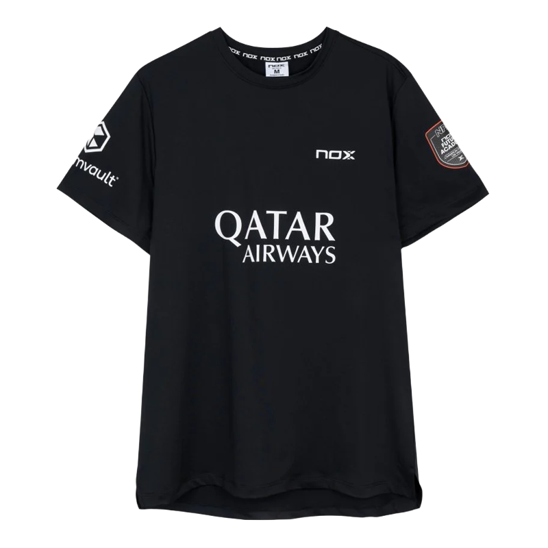 T-shirt Nox Sponsors AT10 Black 2026 A. Tapia