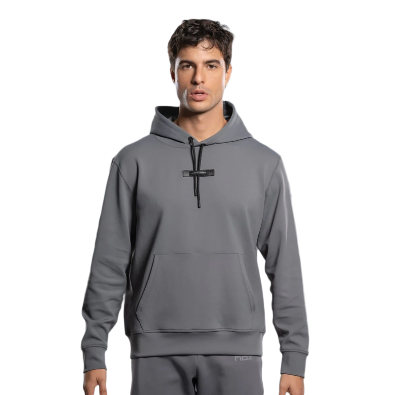 Moletom Nox Street Homem Cinza Aço 2026