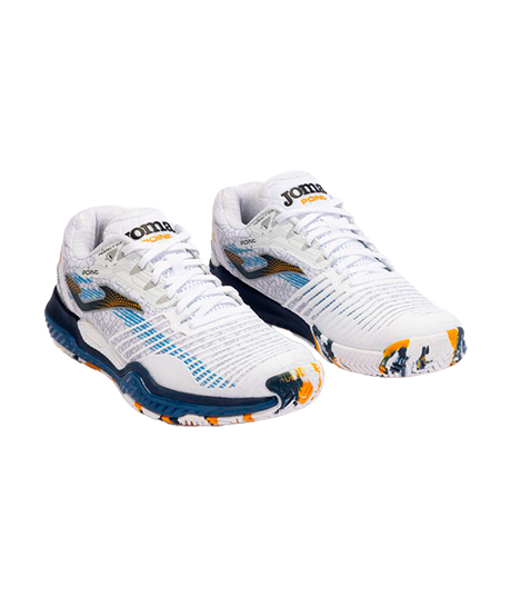 Joma Point Men 2401 White Blue Shoes