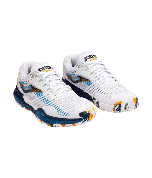 Joma Point Men 2401 White Blue Shoes