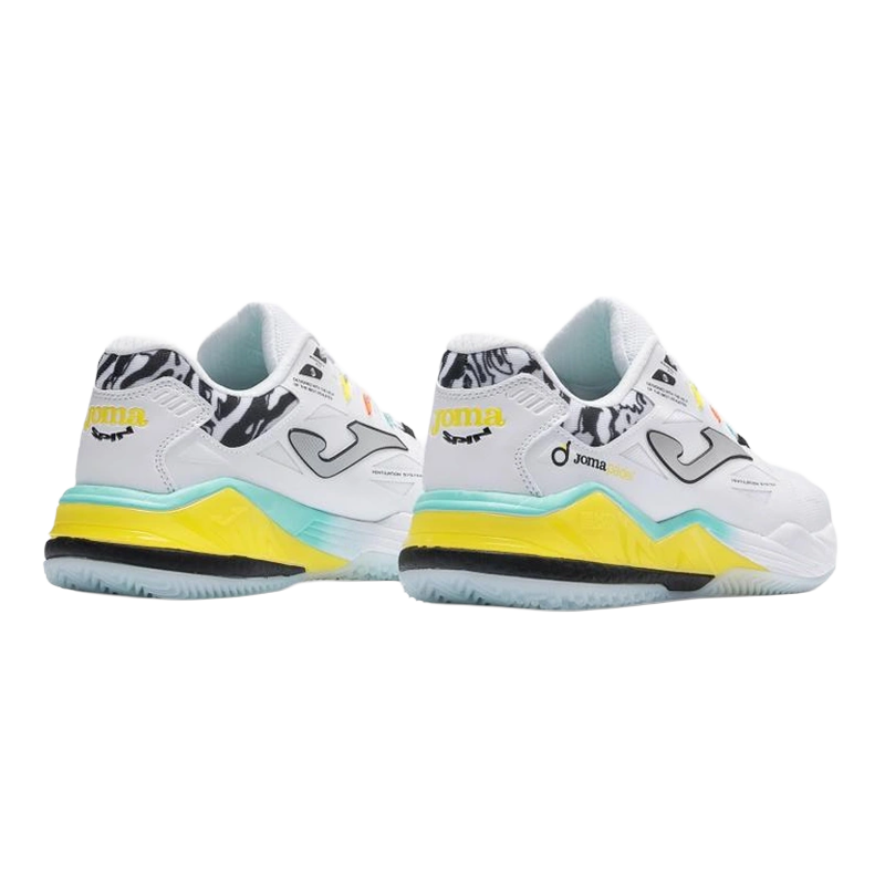 Zapatillas Joma Top Spin 2602OM Blanco/Amarillo 2026
