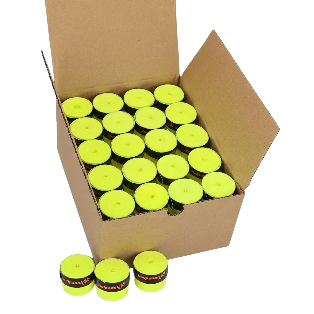 Overgrips de bateria Bullpadel Comfort Amarelo (x100)