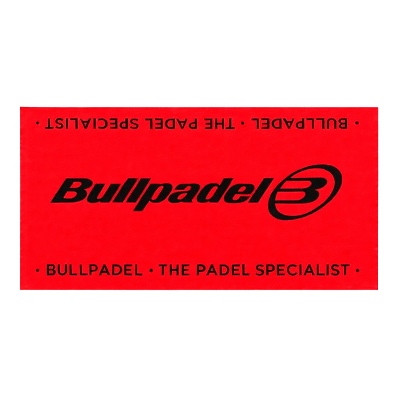 Toalla Bullpadel 100x50 Rojo 2026