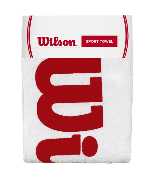 Toalla Wilson Blanca Grande 2025