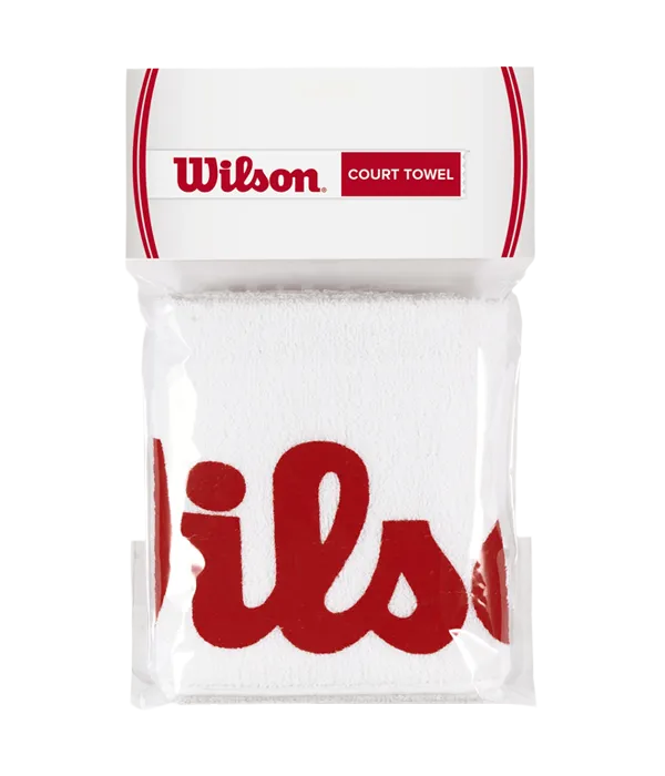 Toalla Wilson Court Blanco Pequeña 2025