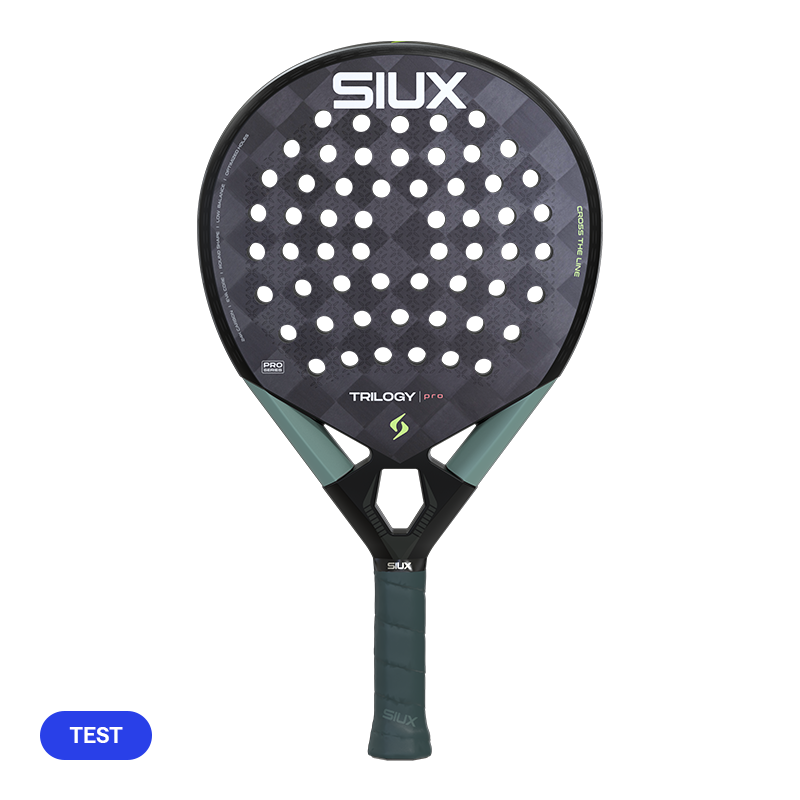 TEST Padel Schläger Siux Trilogy Pro 2026 Noir Fog